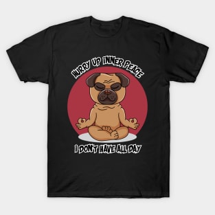 Funny Yoga Pug Dog T-Shirt